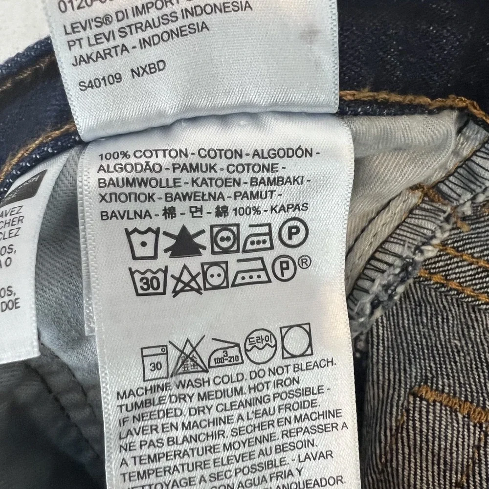 Levis 517 Jeans Mens 36x34 Blue Denim Bootcut Workwear Western Americana Casual